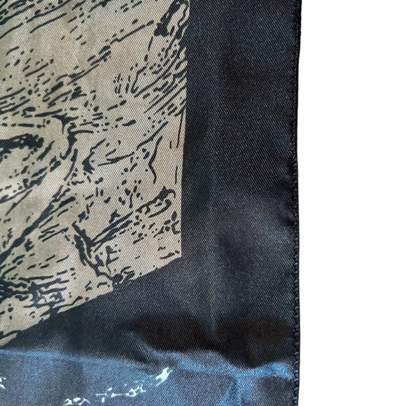 Vintage Pablo Picasso Art To Wear Cubism Portrait Square Scarf - Picture 2 of 7